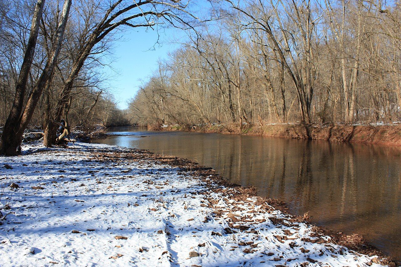 Skippack Creek running through Evansburg State Park